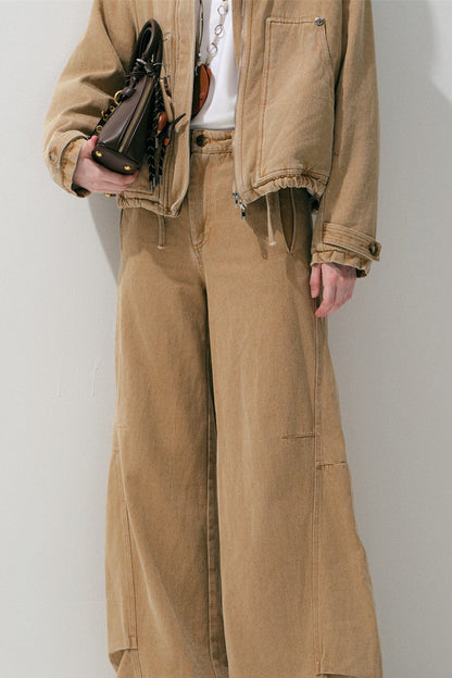 Detachable Hood Parka Jacket