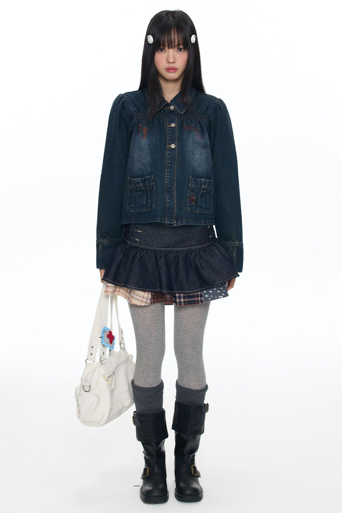 Embroidered Denim Jacket