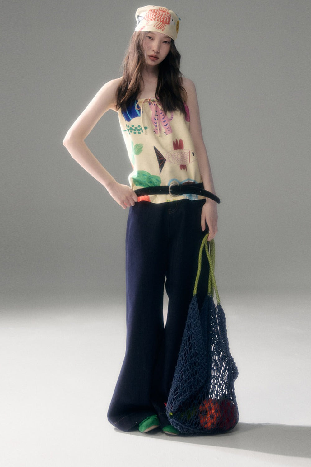 Fruit and Vegetable Print Skirt