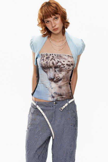 Printed Elastic Tube Top Set-Up