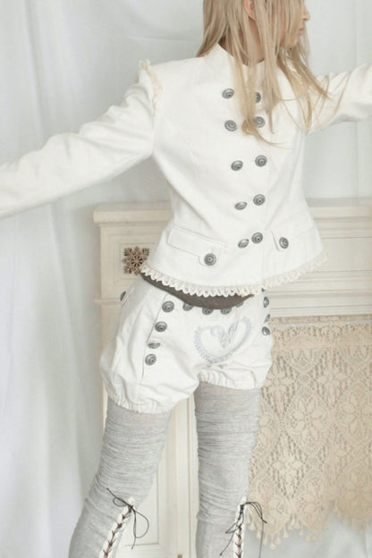 Medieval Suede Courtly Jacket