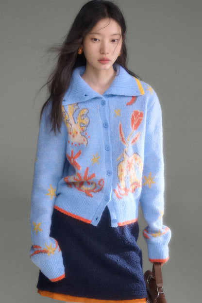 Bird Tulip Wool Knit Set-Up