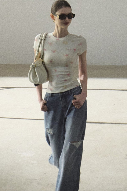 Bohemian Ripped Jeans