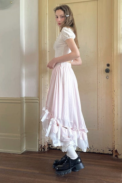Angel's Tears Pink Plaid Skirt
