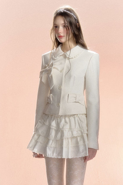 Multi-Layered Asymmetrical Lace Princess Skirt