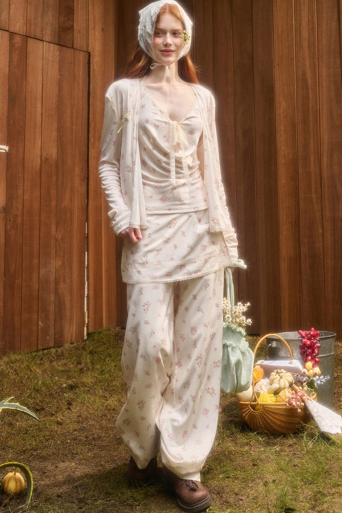Liberty Print Cardigan and Dress Set-Up