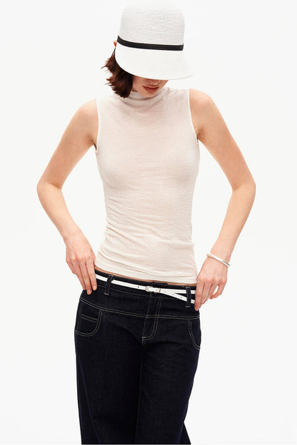 Tencel Wool Backless Vest