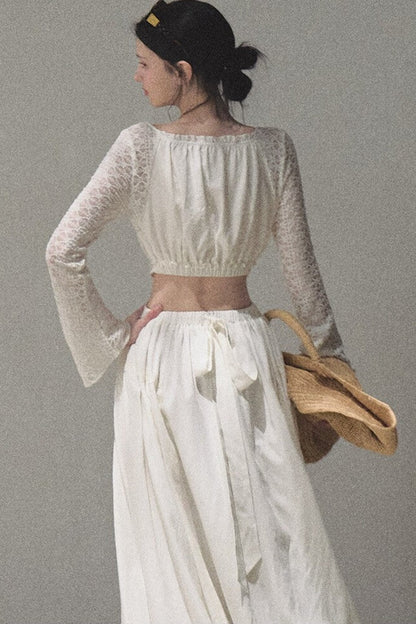 Lyocell Lace Cinching Dress