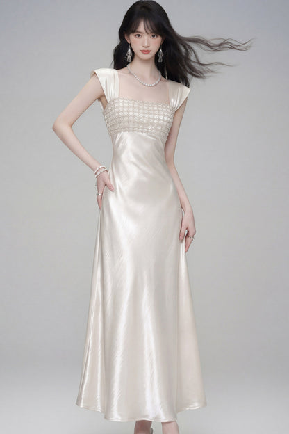 Moonlight Satin Evening Dress