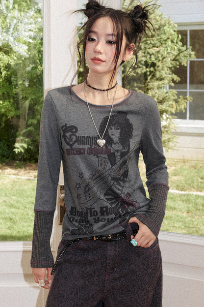 Punk Records Patchwork Top
