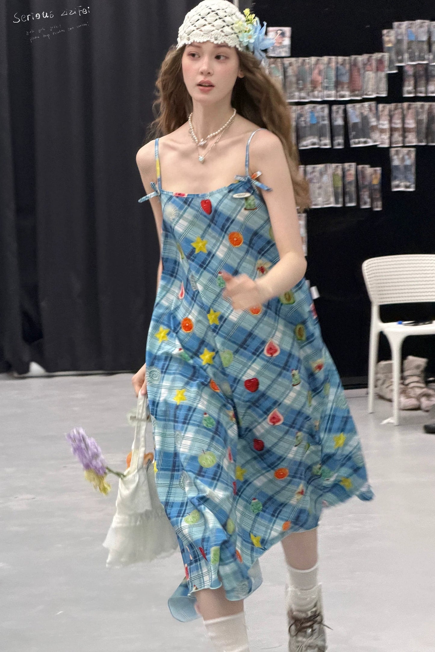 Sweet Dreams Blue Plaid Dress