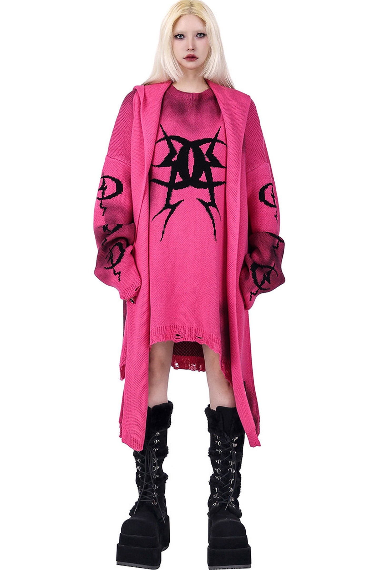 Electric Moon Graffiti Blouse
