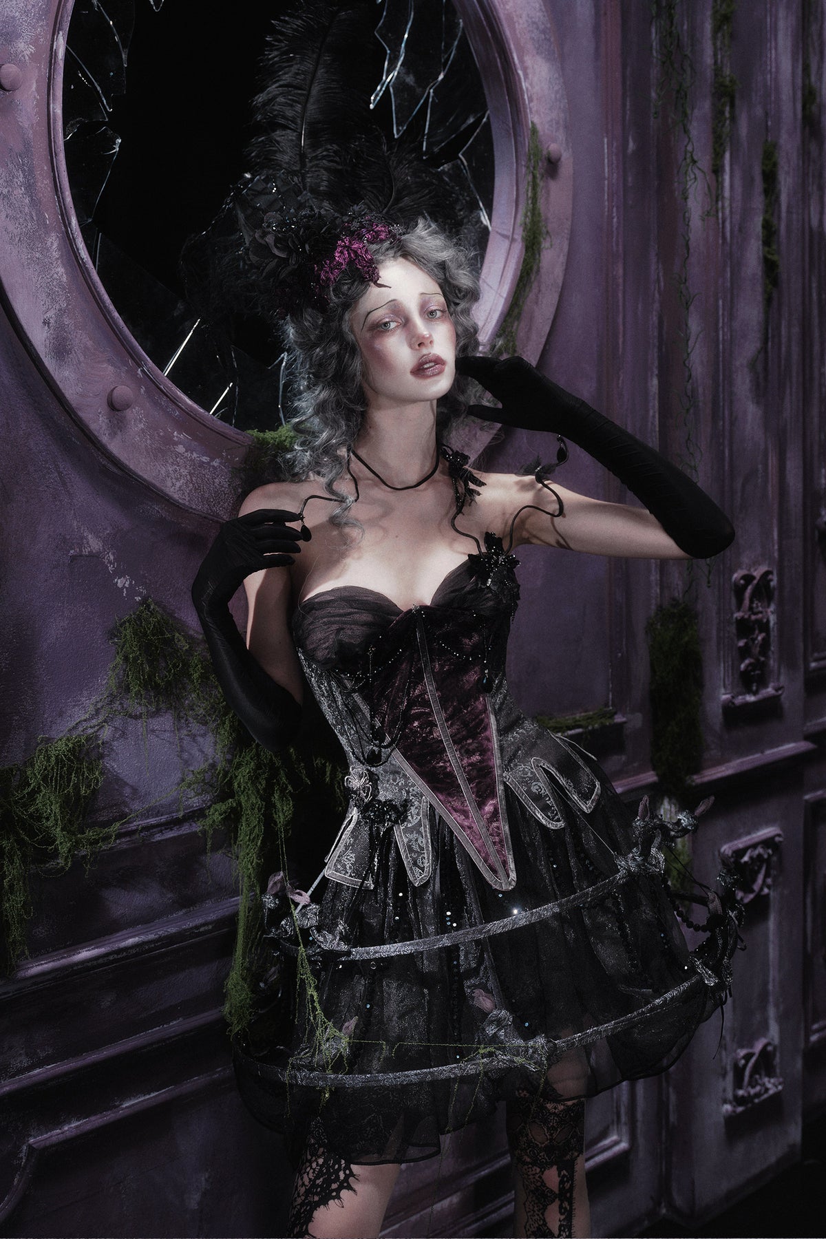 Butterfly Ghost Fishbone Corset