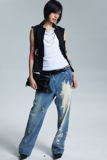 Space Lace Court Vest Jacket