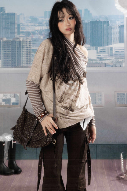Asymmetrical Batwing Sun Protection Top Set-Up