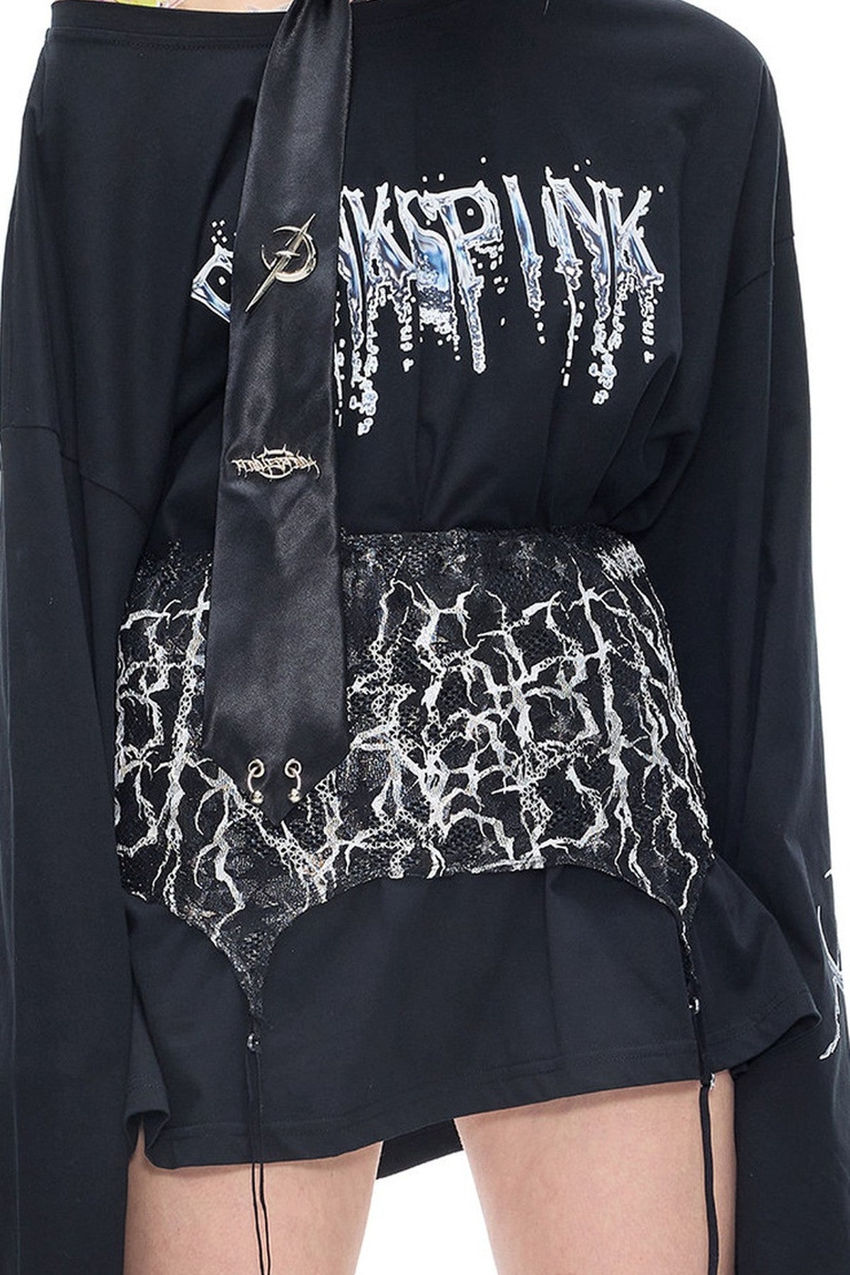 Thorn Punk Lace Tube Top