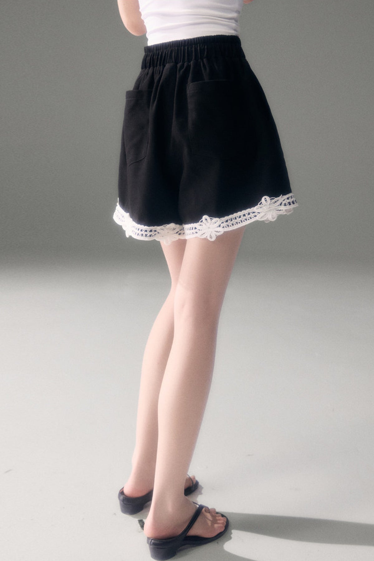 Three-Dimensional Rope Embroidery Floral Tencel Vest and Shorts Set-Up