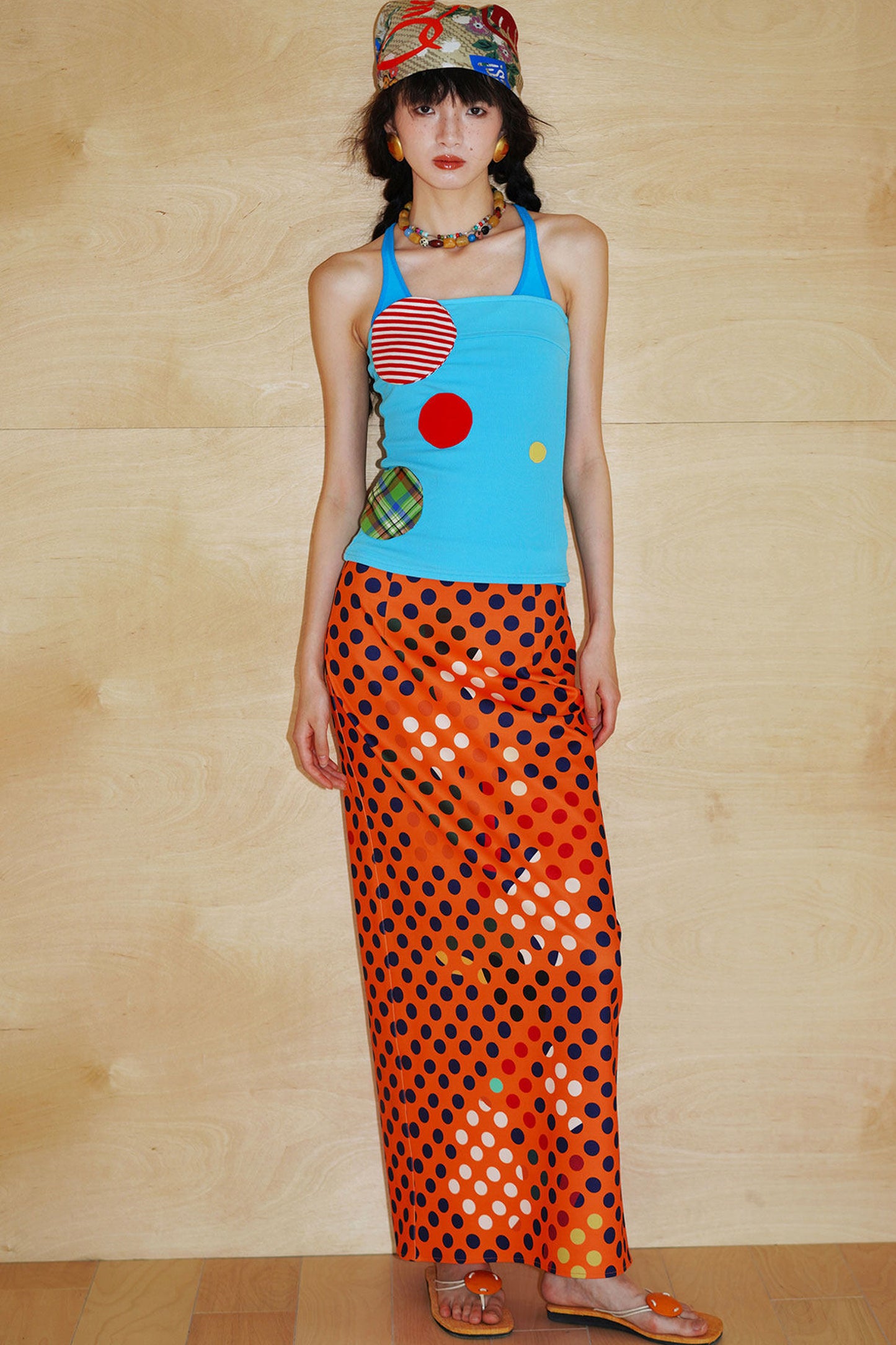Niche Color-Block Patchwork Vest
