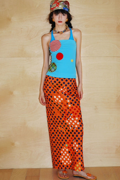 Niche Color-Block Patchwork Vest