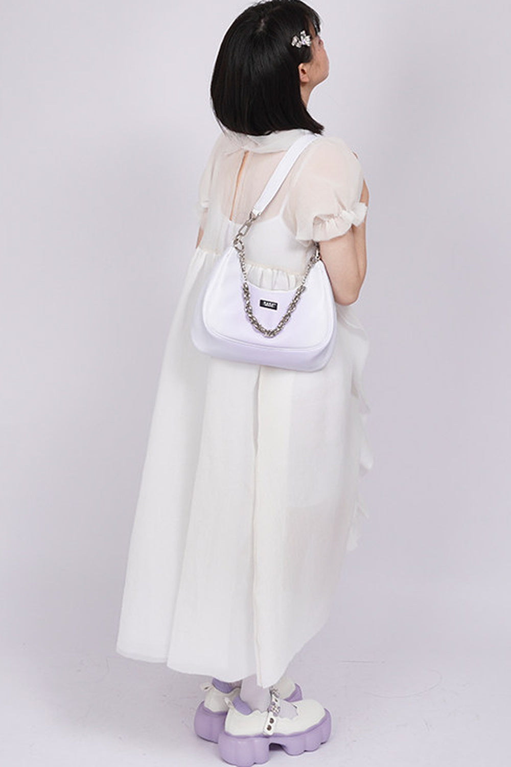 Macaron Graffiti Crossbody Bag