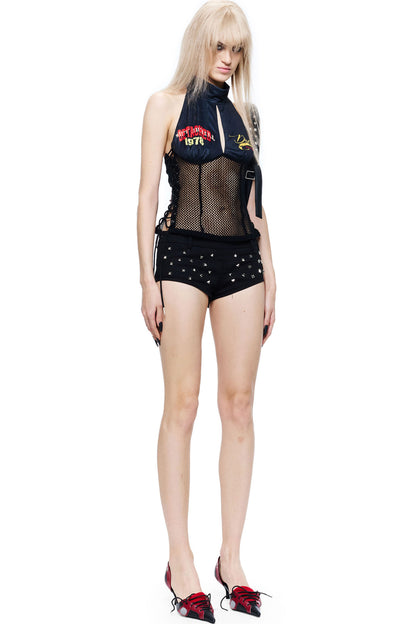 Water Ink Jersey Halter Top