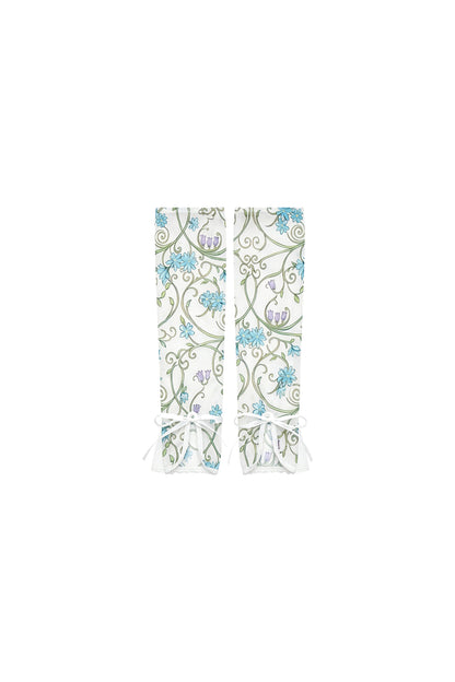 Bedruckte Netz-Spitzensocken