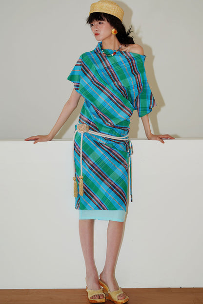 Faux Two-Piece Summer Skirt