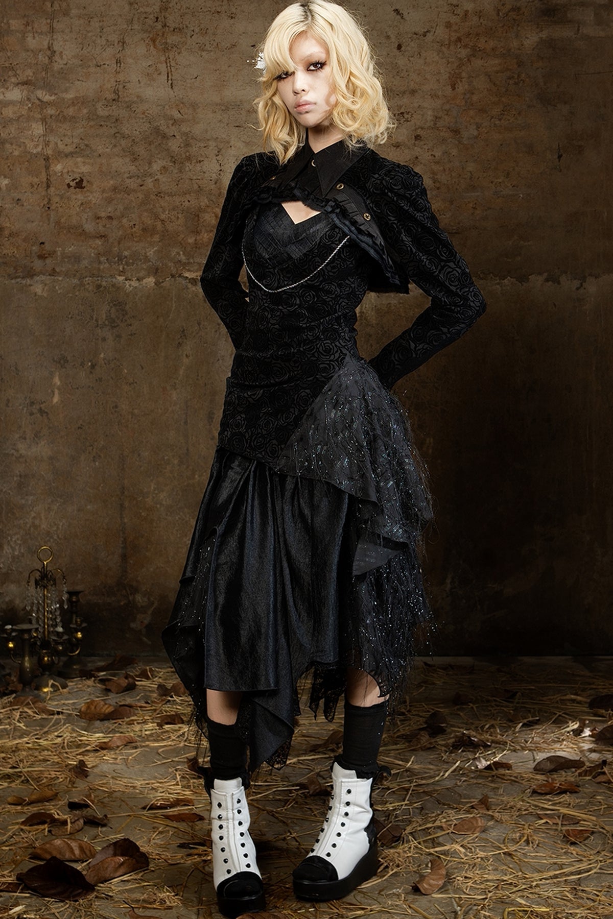 Retro Gothic Spaghetti Strap Camisole