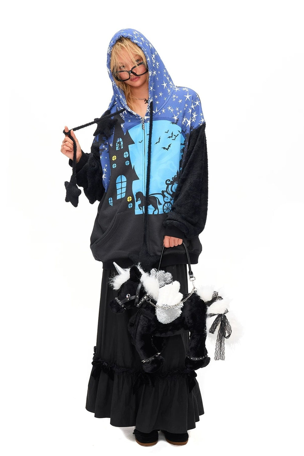 Starry Night Witch Hoodie