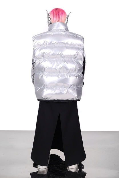 Reversible Y2K Cotton Vest