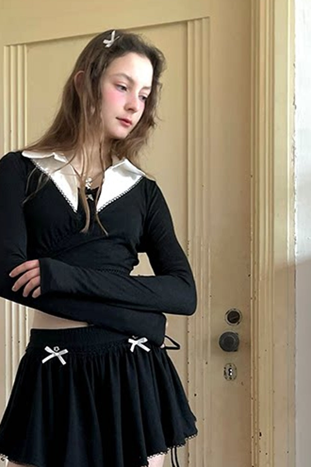 Angel's Tears Jacquard Ballet Top
