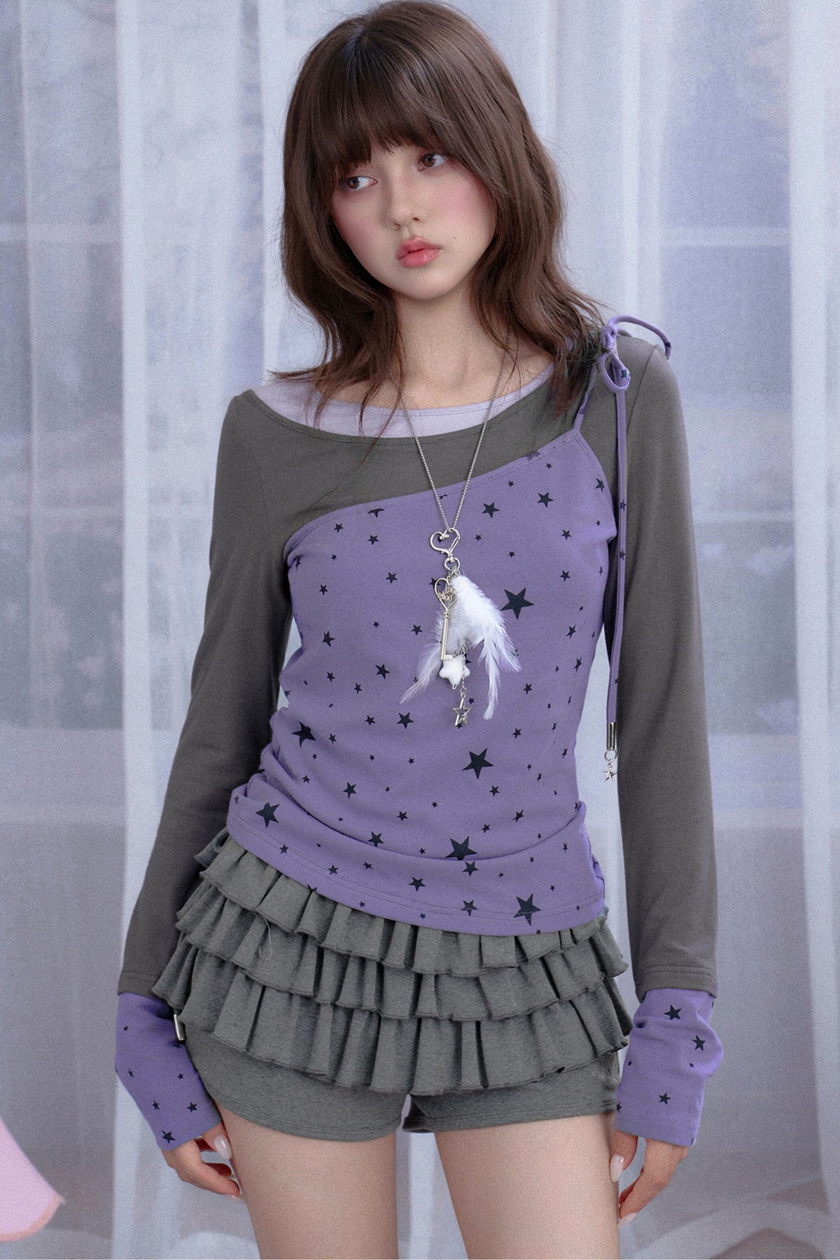 Star Layered-Look T-Shirt