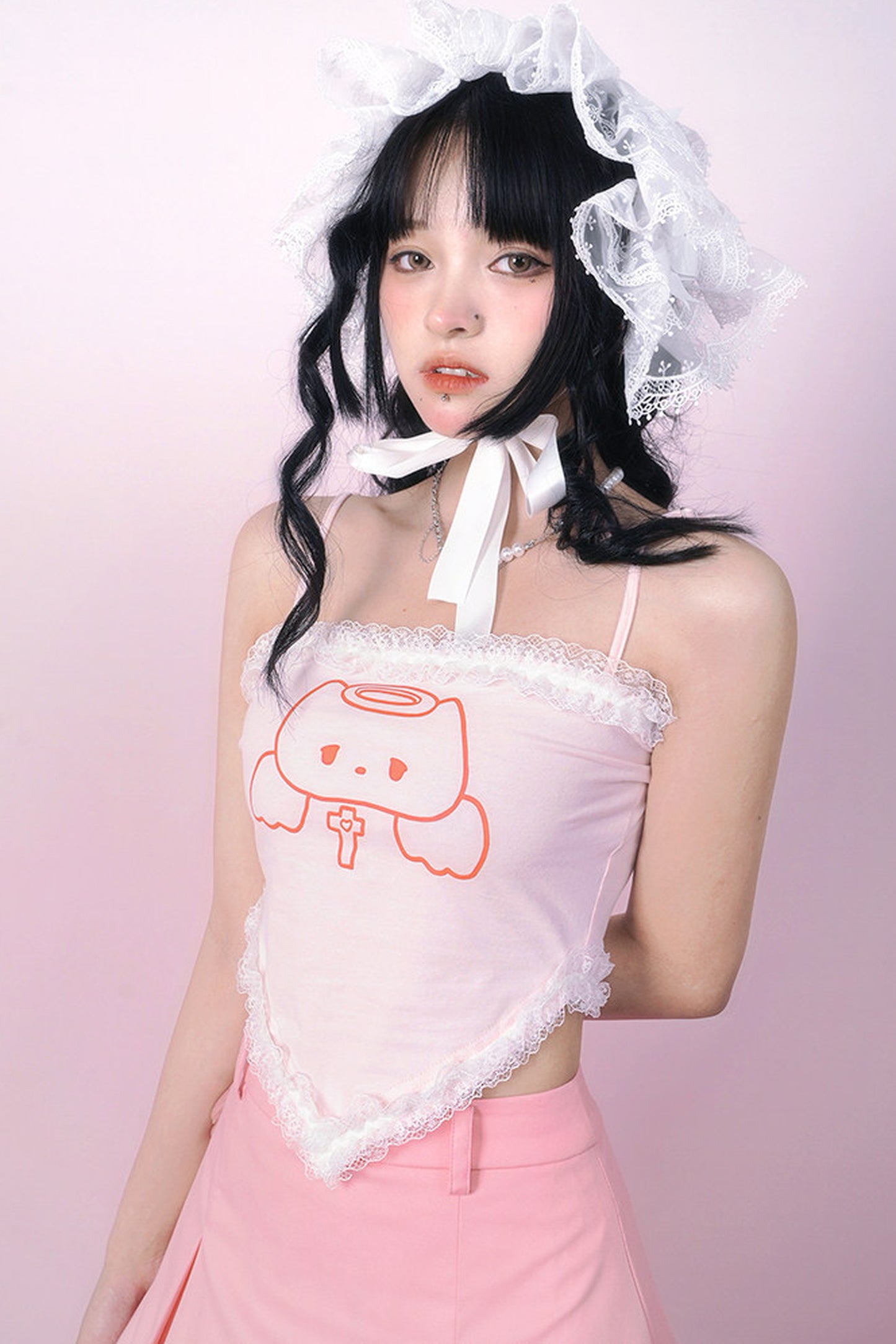 Camisole in pizzo Gatto Angelo
