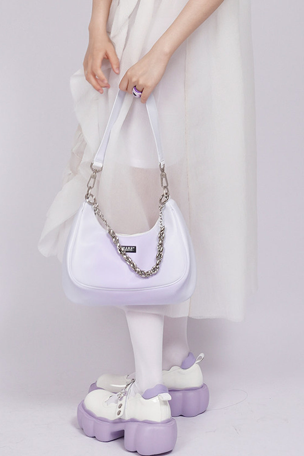 Macaron Graffiti Crossbody Bag