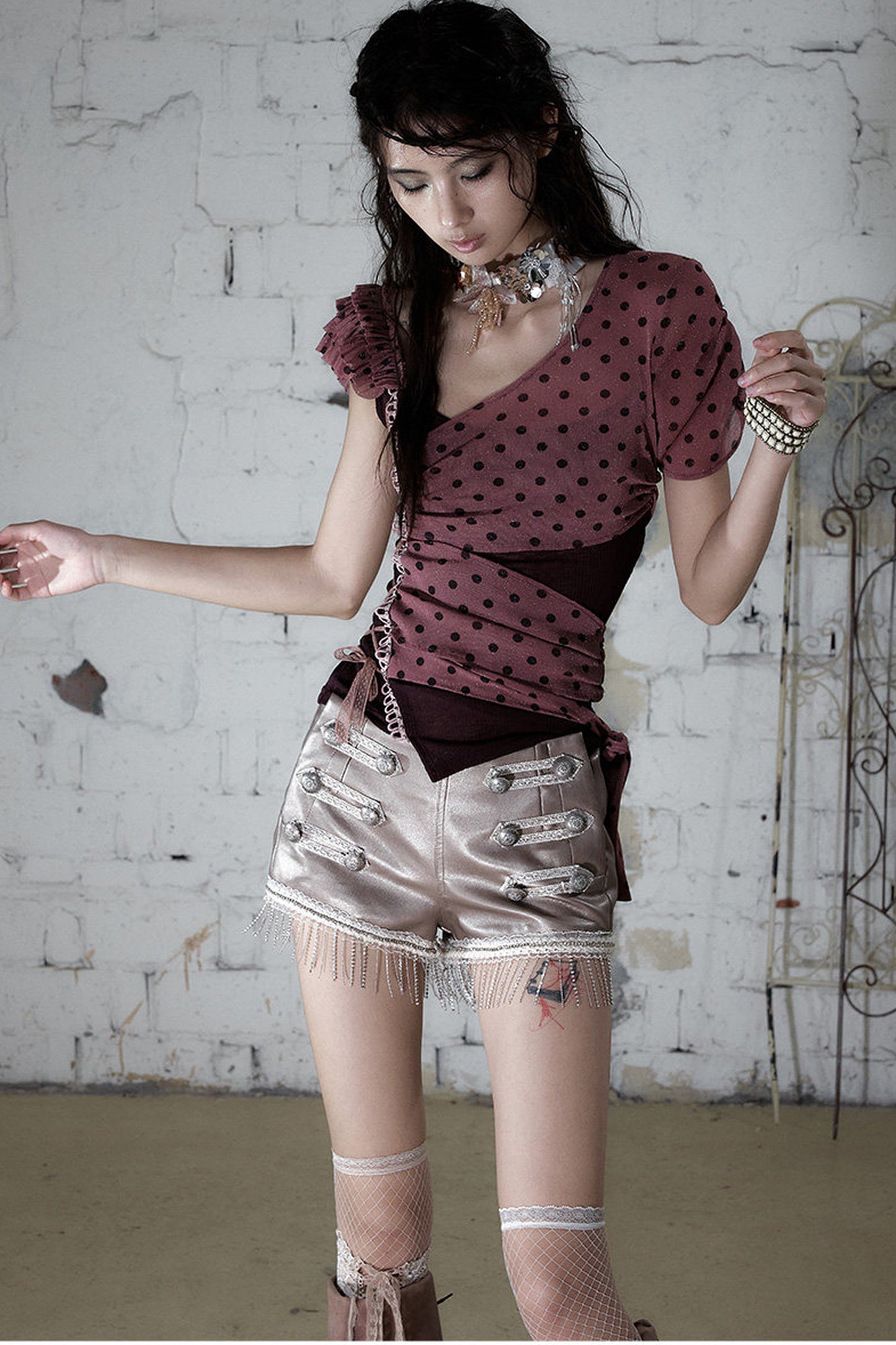 Punk Knight Leather Shorts