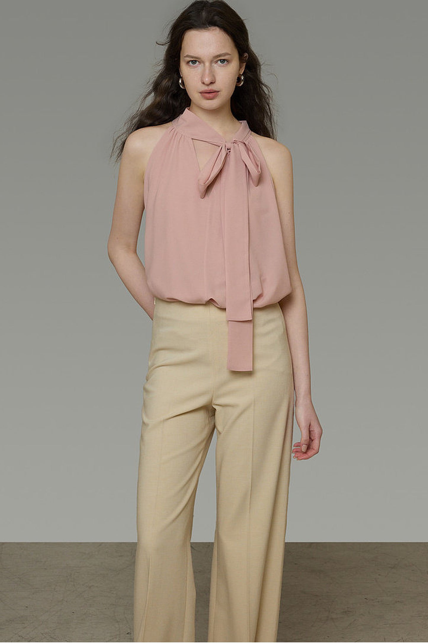Misty Pink Halter Top