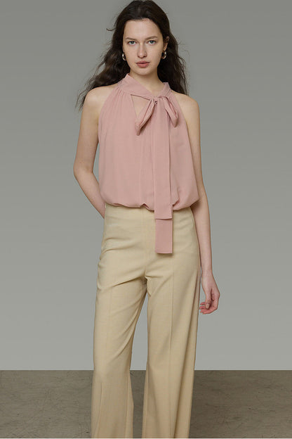 Misty Pink Halter Top