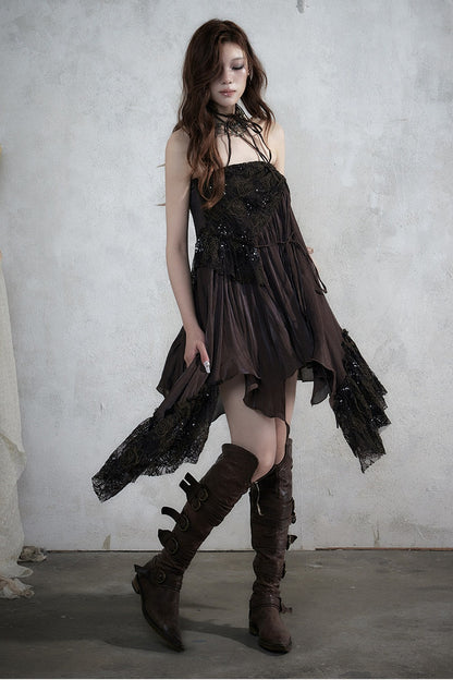 Romantic Lace Chiffon Skirt