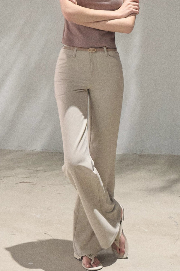 Lyocell Draped Flared Pants