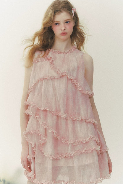 Pink Mist Garden Dress