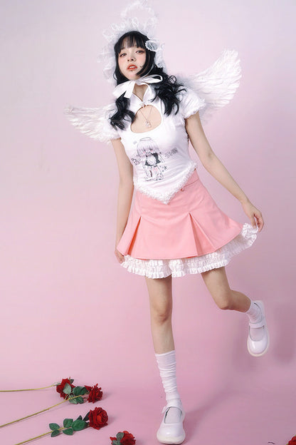 Heavenly Maid Heart Cheongsam Top