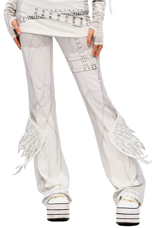 Angel Print Wing Pants