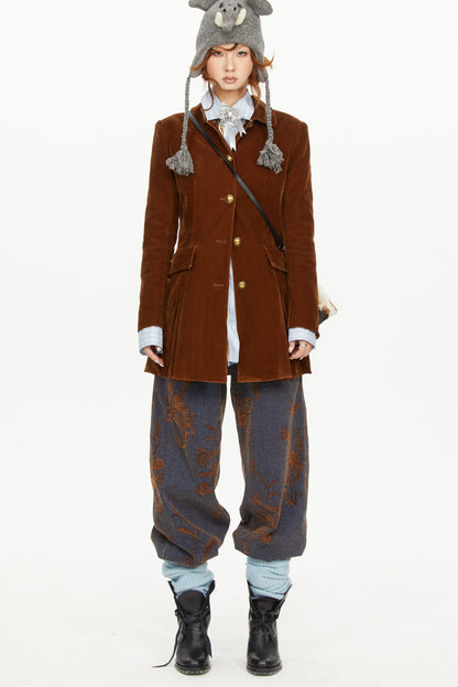 Floral Jacquard Jeans