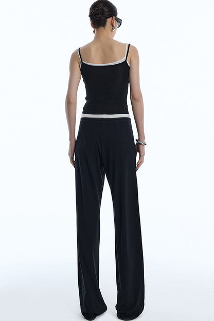 Loose Straight Casual Floor-Length Pants
