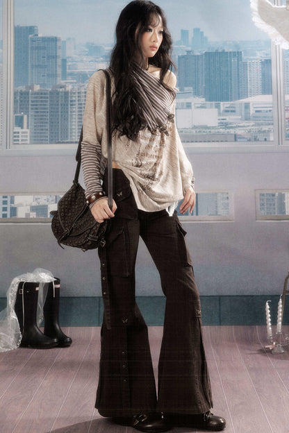 Asymmetrical Batwing Sun Protection Top Set-Up