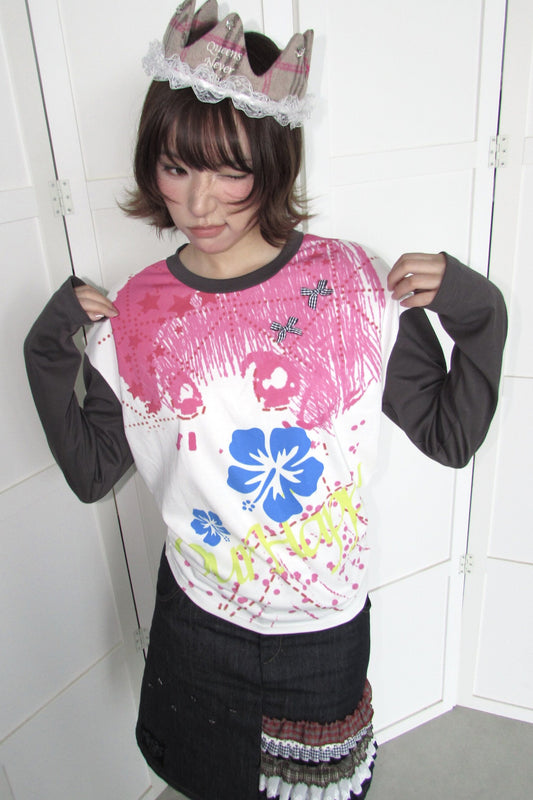 Print Long Sleeve Top