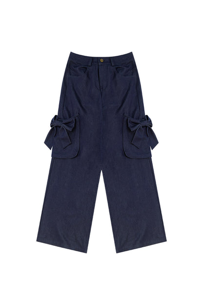 High-Waisted Wide-Leg Cargo Pants