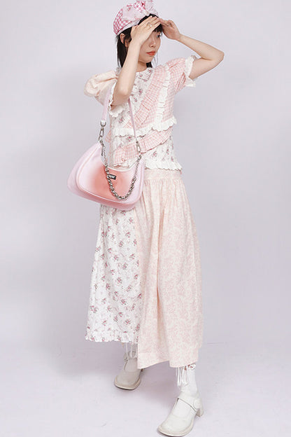 Macaron Graffiti Crossbody Bag