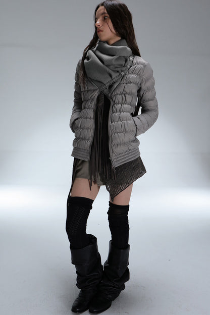 Ribbed Down Jacket