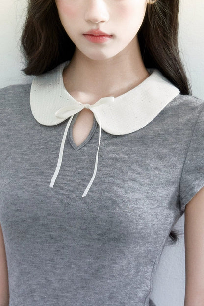 Poetry Doll Collar T-Shirt